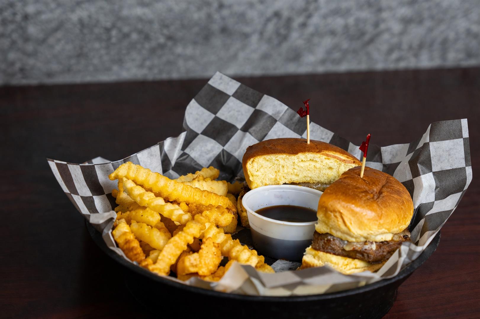 French Onion Burger